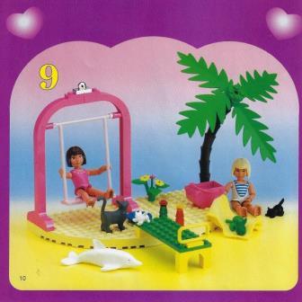 LEGO Belville 2555 - Balançoire de plage - DECOTOYS